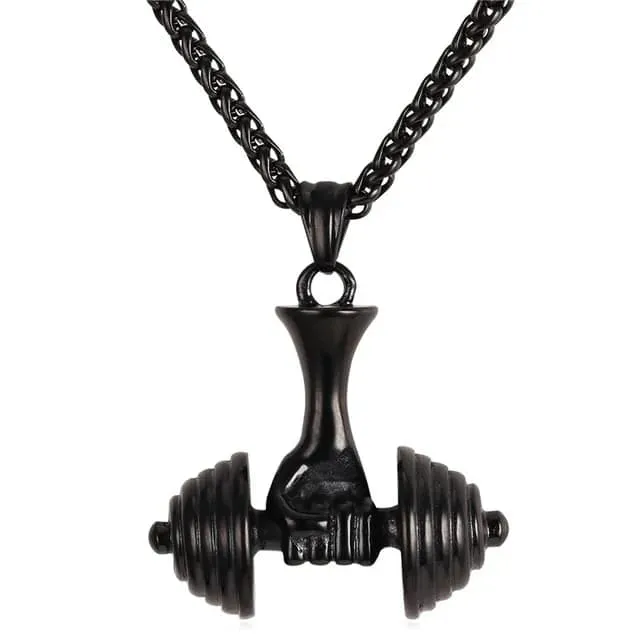 New%20Fashionable%20Dumbbell%20pendant%20men%20Gym%20Bodybuilding%20Weight%20Lifting%20Jewelry%20Charm%20Fitness%20For%20Men's%20Necklace%20-%20Image%203