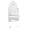 Ironing d Holder Wall Mount Electric Iron Hanger Ironing d Rack Ironing d Storage Organizer White.