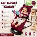 Baby Bouncer Chair for Newborn Infant | Soft Baby Rocker Seat with Toy Bar Safety Belt Portable Baby Swing Chair.