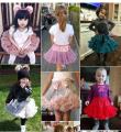 HOT Girls Tutu Skirts Solid Fluffy Tulle Princess Ball Gown Pettiskirt Kids Ballet Party Performance Dress for Children PP001 Shapewear. 