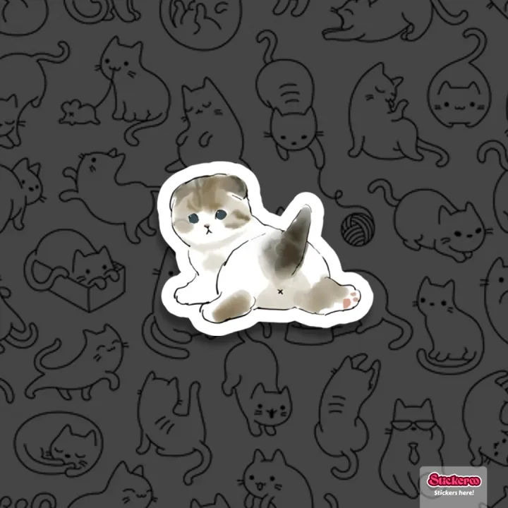 Aesthetic%20Cats%20Sticker%20%7C%20Stickeroo%20-%20Image%202