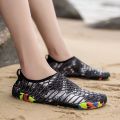 Beach Socks Shoes Men and Women Snorkeling Wading Soft Bottom Lovers Shoes Non-Slip Quick-Drying Couple Upstream Anti-Cut Swimming Shoes. 