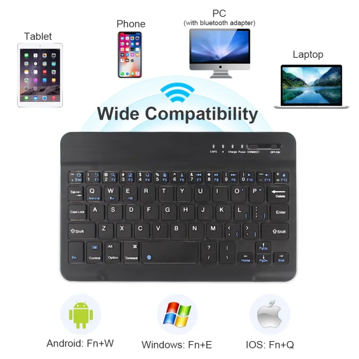 BD021 Bluetooth Keyboard 10 inch Universal Device | Daraz.com.bd