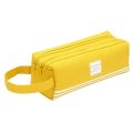 Cute Pen Case Kid Stationery Bag Portable Canvas Pencil Case School Supplies Storage Bag Double Layer Pencil Bag Student Pen Bag. 