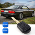 Uncut Replacement 3 Button Car Remote Key Keyless Shell Case for E31 E32 E34 E36 E38 E39 E46 Z3. 