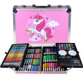 145 Pcs Art Set Box & Drawing Kit with Crayons, Oil Pastels, Colored Pencil Deluxe Gift Art. 
