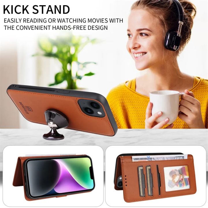 BETOPNICE%202%20in%201%20Detachable%20Wallet%20Magnetic%20Leather%20Case%20for%20iPhone%2015%20Pro%20Max%2012%2013%20Mini%2014%20Plus%20Magnet%20Clasp%20Folio%20Flip%20Case%20Solo%20Yolo%20-%20Image%203