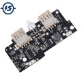 【The road to happiness Store】5V 2A Power Bank Charger Module Charging Circuit Board Step Up Boost Power Supply Module 2A Dual USB Output 1A Input.