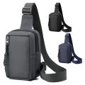 Men's Shoulder Bag Outdoor Leisure Travel Nylon Crossbody Bag Sports Mini Chest Bag Multifunctional Simple Trend Cell Phone Bag. 