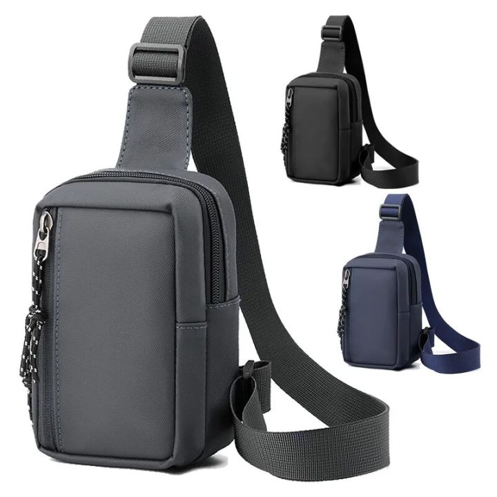 Men's%20Shoulder%20Bag%20Outdoor%20Leisure%20Travel%20Nylon%20Crossbody%20Bag%20Sports%20Mini%20Chest%20Bag%20Multifunctional%20Simple%20Trend%20Cell%20Phone%20Bag%20-%20Image%204
