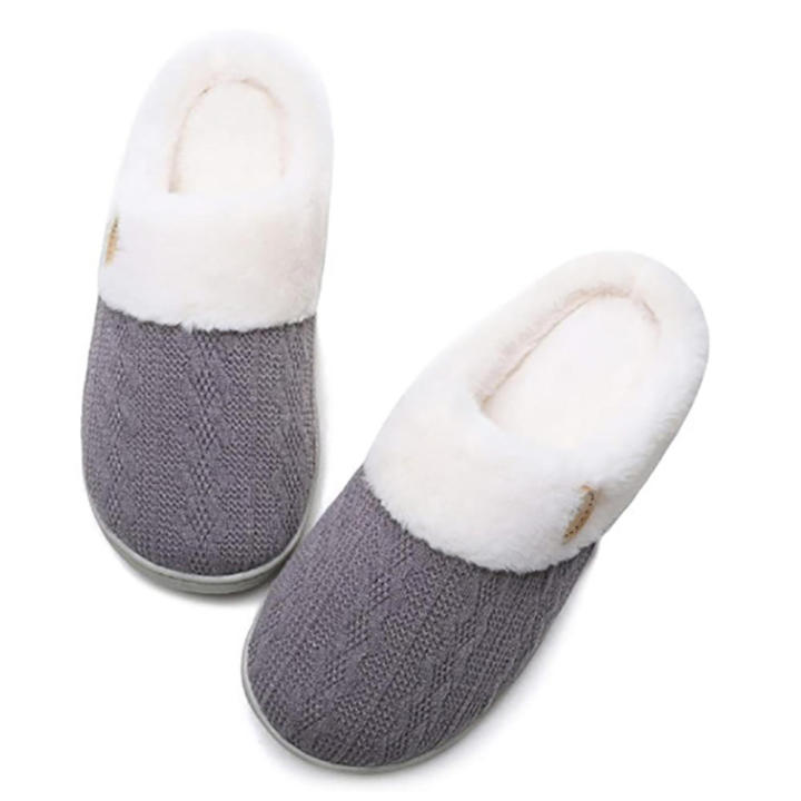 HARD SOLE OUTDOOR SLIPPERS SHOES SIZE LADIES WOMENS WARM FAUX LINED COMFY