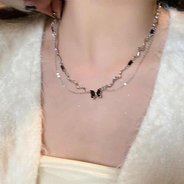 Dark%20Spicy%20Girl%20Double%20Layered%20Butterfly%20Pendant%20Necklaces%20Collar%20Chain%20for%20Women%20New%20Sweet%20and%20Cool%20Clavicle%20Chain%20Y2K%20Jewelry%20Gift%20Girls%20Necklace%20-%20Image%203