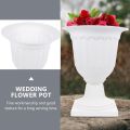 Small Roman Resin Plastic Pots Golden Ornaments New Decorated Wedding Props Roman Flower Pot 5 inchi.