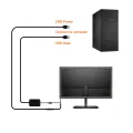 DIY Ambient Computer Monitor Desktop PC Screen Backlight Lighting RGB USB Addressable WS2812B Smart LED Strip Full Kit. 