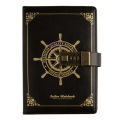 【Fashion】Vint-age Journal Diary with Lock B6 PU Retro Notebook 3-Digit Combination Private Journal Line Pages Writing Gift for Boy.
