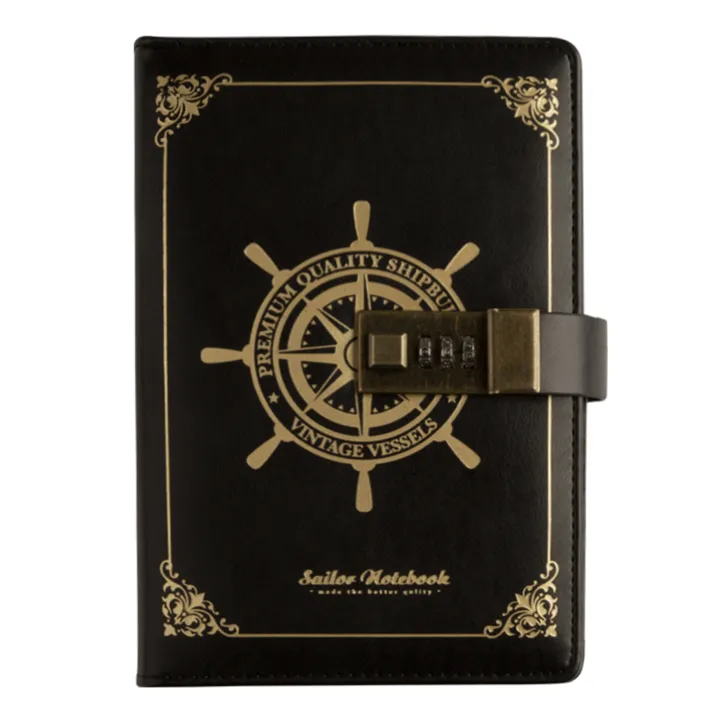 %E3%80%90Fashion%E3%80%91Vint-age%20Journal%20Diary%20with%20Lock%20B6%20PU%20Retro%20Notebook%203-Digit%20Combination%20Private%20Journal%20Line%20Pages%20Writing%20Gift%20for%20Boy%20-%20Image%203