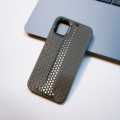 For Apple iPhone 12 Luxury Soft Silicon Hollow Cooling Casing Cover-E_Store. 