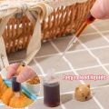 4PC/SET Mini Sauce Bottles Cartoon Portable Seasoning Ketchup Bottles Salad Dressing Containers Bento Lunch Boxes Kitchen Jars.
