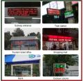P10 Single Color Red Green Blue Yellow White LED Module smd 32x16 Pixel 320x160 mm Size 12x6 inch for LED Messeges display Scrolling Text led signboard.
