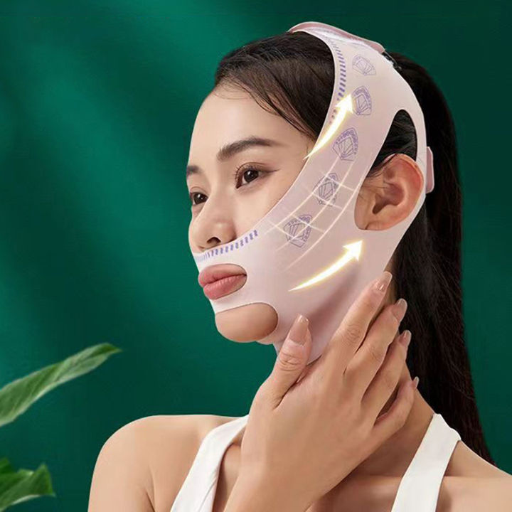 【Broad Sunlight shop】(NEW)Women Chin Cheek Face Slimming Bandage Lift Up Belt V Line Face Shaper Facial Anti Wrinkle Strap Skin Care Beauty Tools Creek