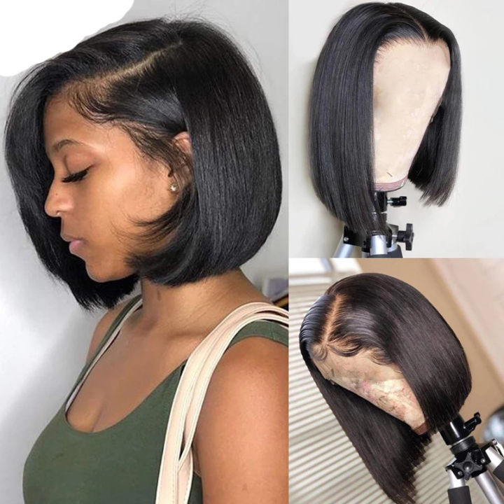 Wig%20Female%20Side%20Points%20bobo%20Short%20Straight%20Hair%20Fluffy%20Natural%20Synthetic%20Wigs%20Female%20New%20Product%20Wig%20Sheath%20-%20Image%203