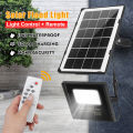 Common 10W IP65 Waterproof Solar Street Light Remote Control/Light Control LED Solar Panel Garden Lamp for Garden Backyard Street with 1 Solar Panel + 1 Remote Controller.