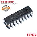 1ps CD1517CP CD1517 Stereo Audio Amplifier IC 6x6 Watt DIP-18 Package. 