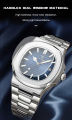 POEDAGAR 613 Casual Business Clock Men Luxury Watch Automatic Watches Mens Waterproof Fashion Quartz Wristwatches Reloj Hombre.