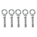 5Pcs M8 x 60mm Expansion Bolt Anchor Bolt 304 Stainless Steel Ring Lifting Anchor Eye Bolt Expansion Eyebolt.