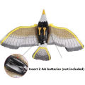 1Pc Luminous Bird Repellent Hanging Eagle with Music Flying Bird Scarer Garden Layor.