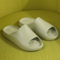 Men's Summer Slides Breathable Cool Beach Slippers Fish Mouth Flip Flops Men Sandals Lightweight Bone We Yzy Plus Size 37-45.
