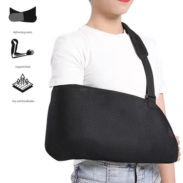 1Pcs Adjustable Breathable Arm Sling Universal Support Shoulder Strap Brace Immobilizer Wrist Elbow Forearm Support Brace Strap