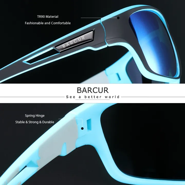 BARCUR%20Sport%20TR90%20Sunglasses%20Driving%20Men%20Polarized%20Women%20Sun%20Glasses%20Fashion%20Glasses%20UV400%20-%20Image%202