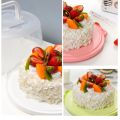 【Free-delivery】 New Portable Cake Storage Box Dessert Container Cover Case Dessert Organizer Storage Holder Food Organizer Kitchen. 