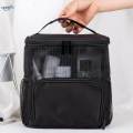 Large Makeup Bag, Zipper Makeup Case Handbag Cosmetic Organizer Bag Train Case for Makeup Brushes. 