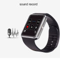 GT08 1.54 inch Touch Screen bluetooth Calling NFC Sedetary Reminder Sound Record Sports Smart Watch. 