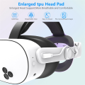 For Meta Quest3s Adjustable Headband High Elastic Sponge.