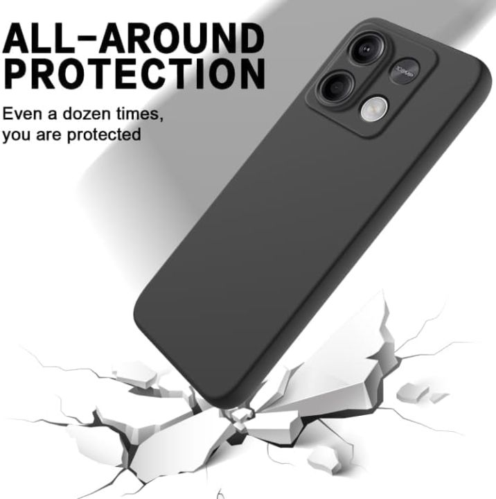 Xiaomi%20Redmi%20Note%2013%204G%20Premium%20Silicone%20Matte%20Soft%20Phone%20Case%20-%20Black%20-%20Phone%20Back%20Cover%20-%20Image%204