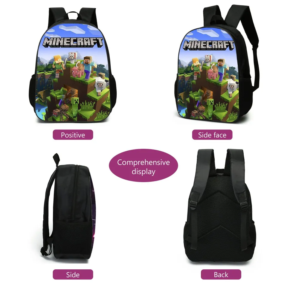 MINECRAFT ELEMENTARY SCHOOL STUDENT SCHOOL BAG MINECRAFT GAME