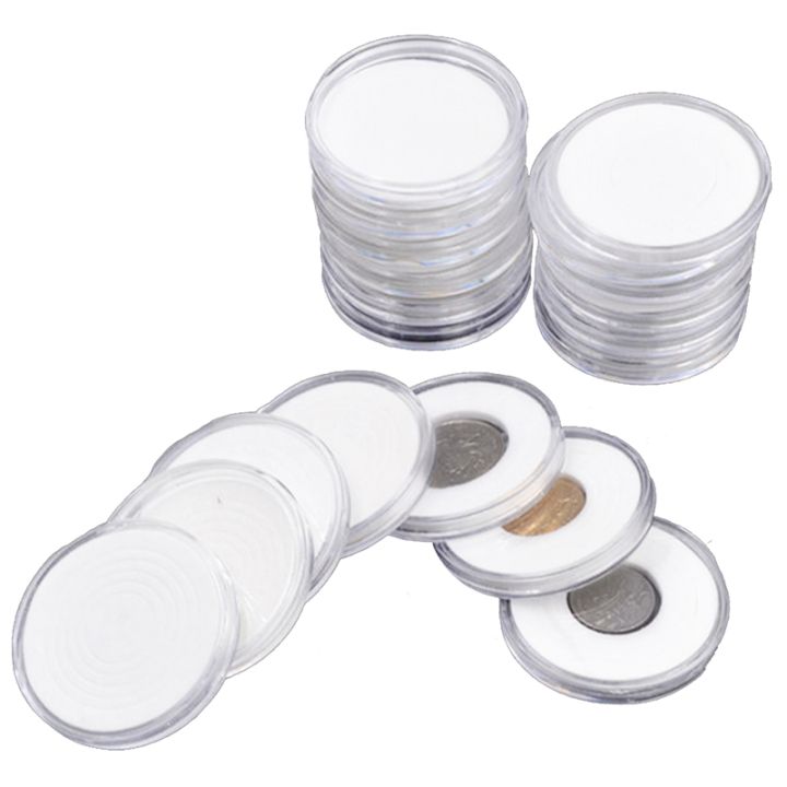 60%20Pcs%2046mm%20Coin%20Cases%20Capsules%20Holder%20Applied%20Clear%20Plastic%20Round%20Storage%20Box%20-%20Image%202