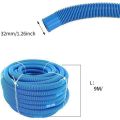 2pcs 9M Swimming Pool Vacuum Cleaner Hose Suction Swimming Replacement Pipe Pool Cleaner Tool.
