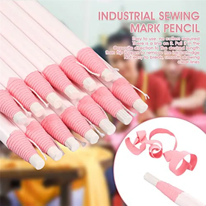 48%20Pcs%20White%20Chalk%20Pencils%20White%20Erasable%20Pencils%20White%20Sewing%20Mark%20Pencil%20Fabric%20White%20Chalk%20Markers%20Industrial%20-%20Image%207