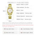 Skmei X Liebig New Women fashion watches quartz waterproof watch stainless steel elegant wristwatches ladies clock l4005. 