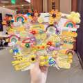 Baby Girl Cute China Color Matching Hair Clip Set/Hair Accessories.