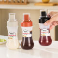 350ml 5 Hole Squeeze Condiment Bottles With Nozzles Plastic Ketchup Mustard Hot Sauces Olive Oil Bottles Kitchen Accessories. 