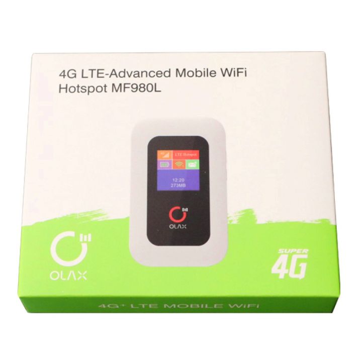 Oola Router OLAX MF980L Pocket Wifi Router LED Display | Daraz.com.bd