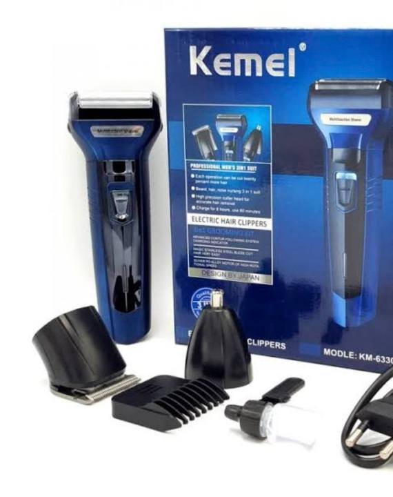 Kemei%20KM-6330%20(3%20In%201)%20Shaver%20Hair%20Beard%20And%20Nose%20Trimmer%20-%20Image%207