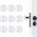 Round Self-Adhesive Clear Door Stopper Rubber Damper Buffer Cabinet Muffler Wall Protector Door Handles Bumper Protective Plug.