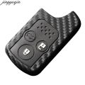 jingyuqin 2/3 Button Carbon Silicone Key Case Cover Accord Civic CRV CRZ ACURA MDX TL for. 