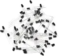 10Pcs- IR Receiver LED Sensor 3mm 940nm IR LED Light Infrared Receiver RX LED Sensor Light 3mm.